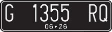 License plate of Indonesia, Regular plates