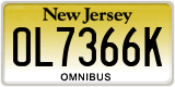 New Jersey, Omnibus (OAB1234)