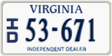 Virginia, Independent Dealer (I/D 12-345)