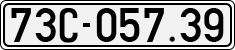 License plate of Vietnam, Cars