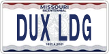 Missouri, Vanity Plates