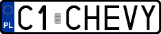License plates of Poland, Vanity Plates