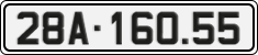 License plate of Vietnam, Cars