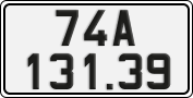 License plate of Vietnam, Cars