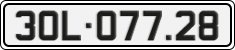 License plate of Vietnam, Cars