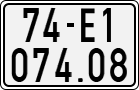 License plate of Vietnam, Motorcycles