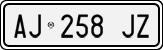 License plate of Italy, Cars (1994 year series)