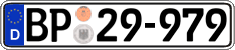 German license plate, Authorities and federal agencies
