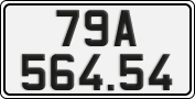 License plate of Vietnam, Cars