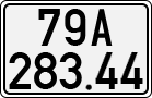 License plate of Vietnam, Cars