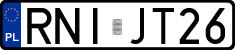 License plates of Poland, Regular car plates