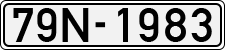 License plate of Vietnam, Cars