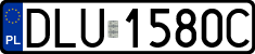License plates of Poland, Regular car plates