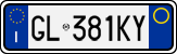 License plate of Italy, Cars (1994 year series)