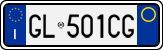 License plate of Italy, Cars (1994 year series)