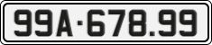License plate of Vietnam, Cars