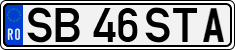 License plate of Romania, Regular plates