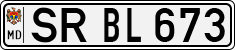 License plate of Moldova, Cars (1992)