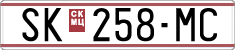 License plate of North Macedonia, Regular plates (1993)