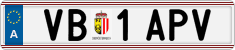License plate of Austria, Regular plates
