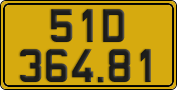 License plate of Vietnam, Commercial vehicles