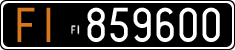 License plate of Italy, Cars (1927 year series)