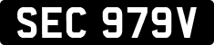 License plate of the United Kingdom, 1963 year system