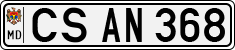 License plate of Moldova, Cars (1992)
