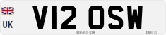 License plate of the United Kingdom, 1983 year system