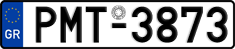 License plate of Greece, Cars