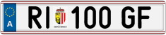 License plate of Austria, Regular plates