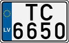 License plate of Latvia, Motorcycles