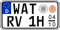 German license plate, Seasonal plates (Oldtimers)