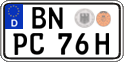 German license plate, Plates for oldtimers (type 