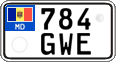License plate of Moldova, Motorcycles (2015)