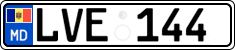 License plate of Moldova, Cars (2015)
