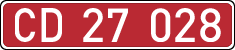 License plates of Spain, Diplomatic