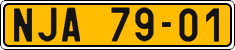 License plate of the Czech Republic, Commercial vehicles (1960)
