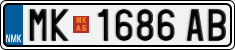 License plate of North Macedonia, Regular plates (2012)