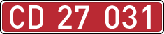 License plates of Spain, Diplomatic