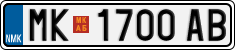 License plate of North Macedonia, Regular plates (2012)
