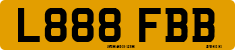 License plate of the United Kingdom, 1983 year system