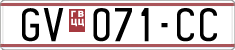 License plate of North Macedonia, Regular plates (1993)