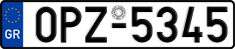 License plate of Greece, Cars
