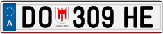 License plate of Austria, Regular plates