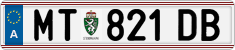 License plate of Austria, Regular plates