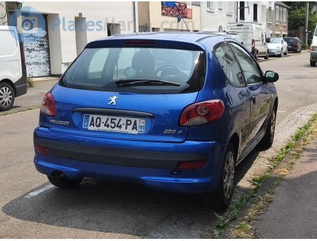 AQ-454-PA, Peugeot 206