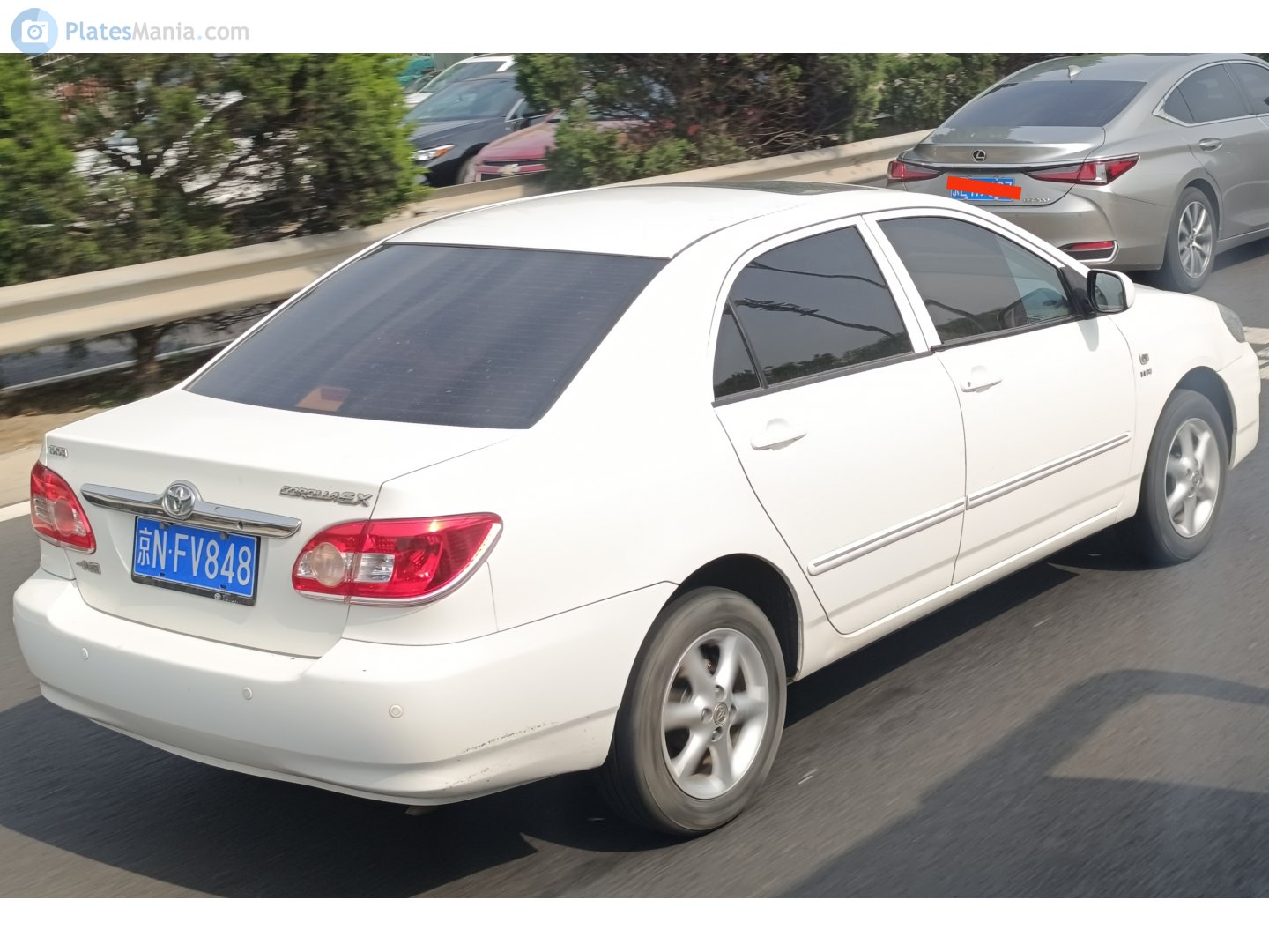 京N·FV848, Toyota Corolla 9th gen EX Sedan (E120; CN-market), 1st facelift, 2008–2012