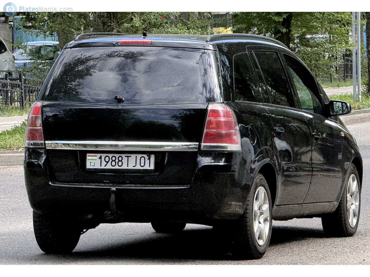 1988TJ01, Opel Zafira 2nd gen (Family) (B; A05), 2005–2014