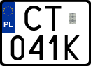 License plates of Poland, Special vehicles and motorcycles